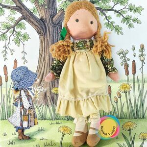 Vintage Knickerbocker Amy Doll 15" Holly Hobbie Friend 1974